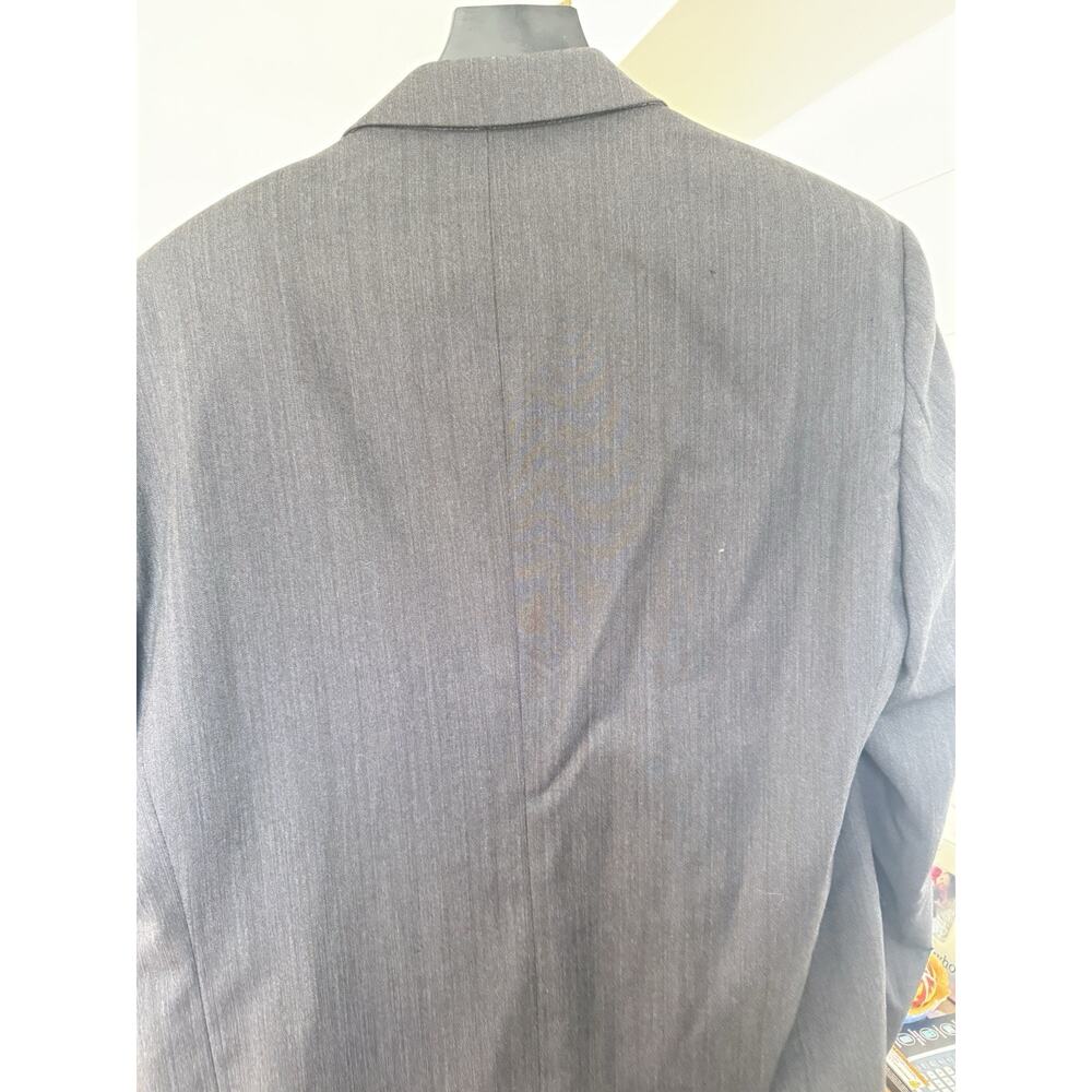 Pronto Uomo Suit Jacket Blazer Sport Coat 40 Short M Gray 100% Wool Italy - Picture 10 of 10
